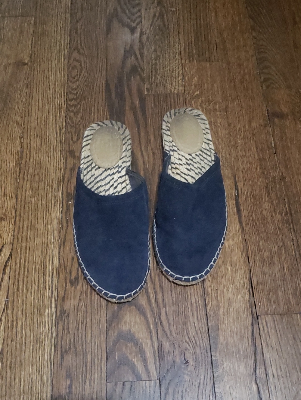 GAP Navy Slip-On Suede Mules